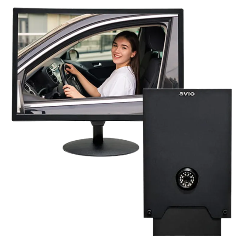 Avio drive-thru camera and monitor add-on equipment